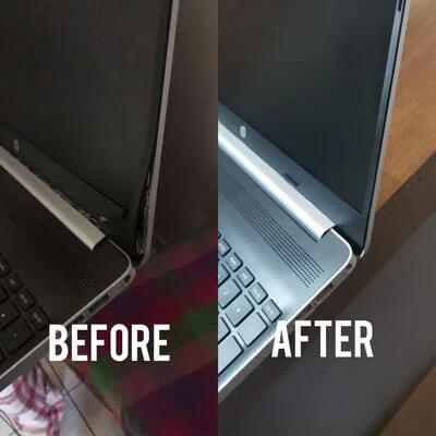 Broken laptop hinge replacement Dubai