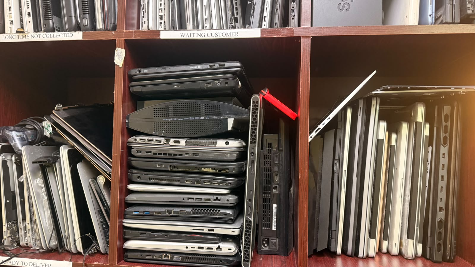 Real laptops restored to full working healths